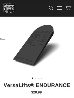 VersaLifts ENDURANCE Heel Lifts - Medium